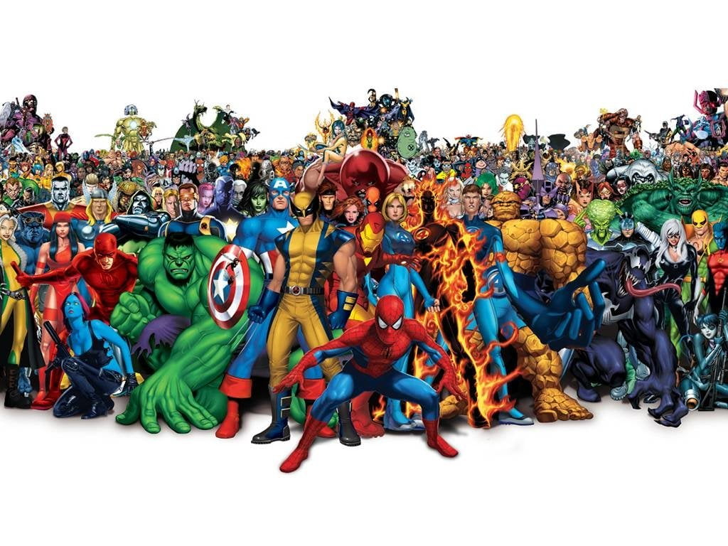 Wallpaper Marvel Super Heroes Illustration