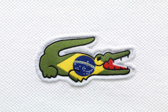 Wallpaper Misc, Flag Of Brazil, Crocodile, Lacoste