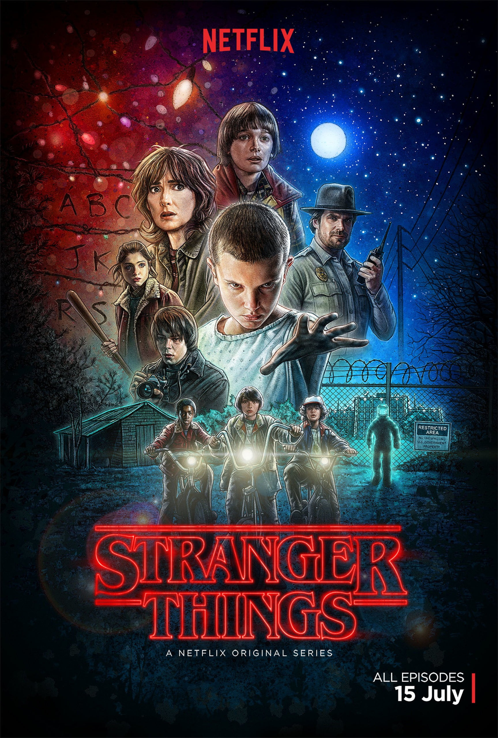 Wallpaper Netflix Stanger Things Poster, Stranger Things, Movies