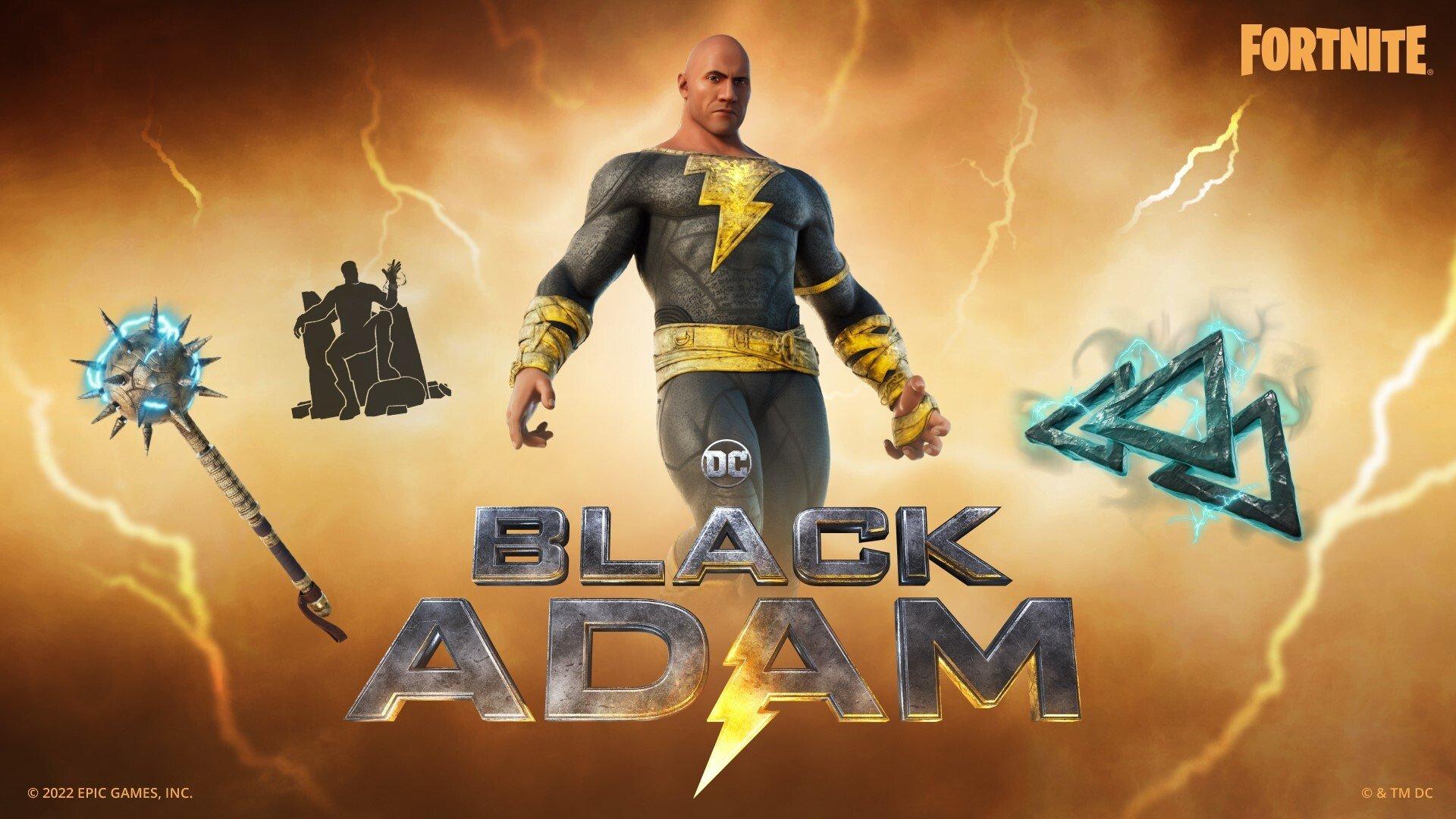 Black Adam Fortnite Desktop Wallpaper Full Screen