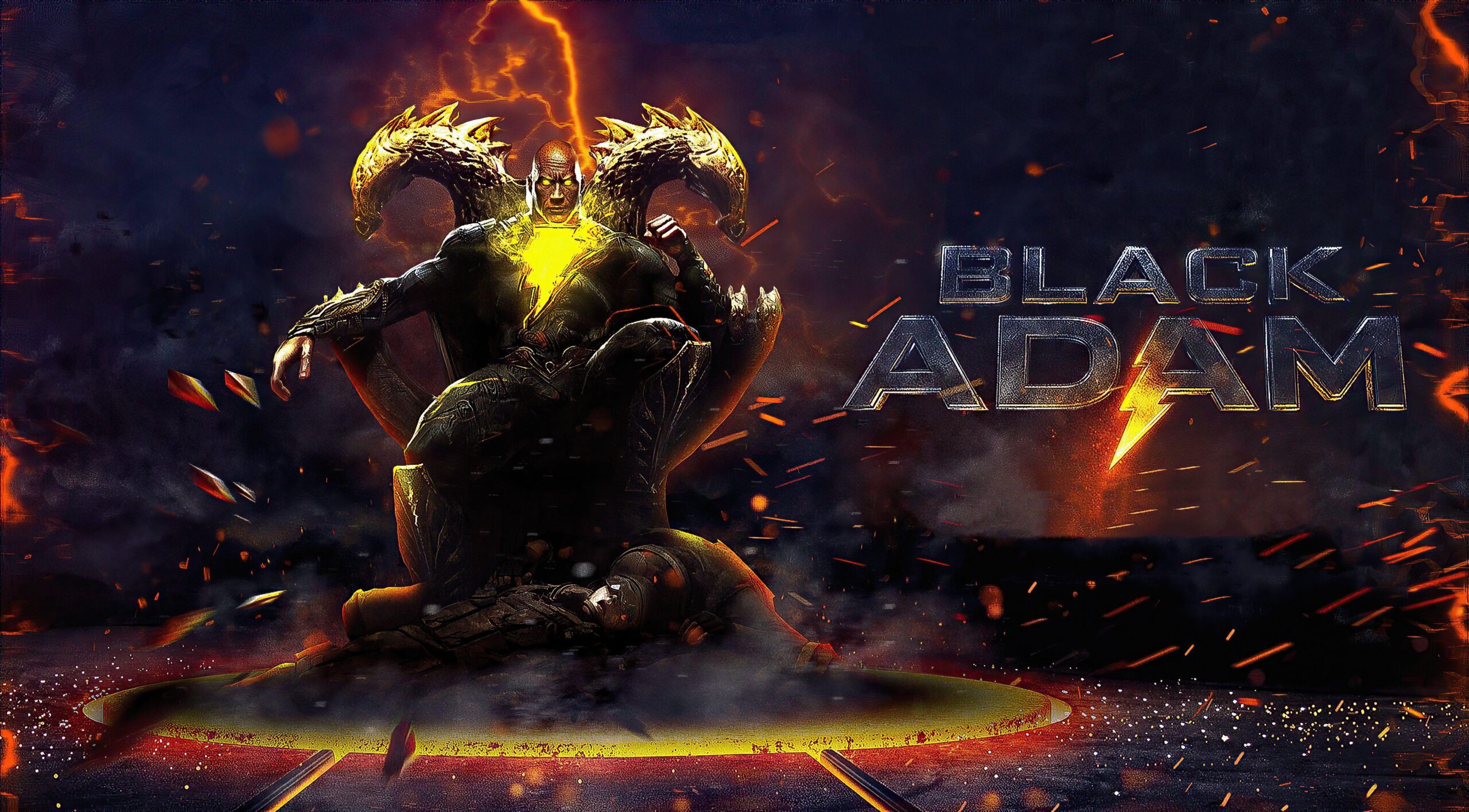 Black Adam Movie Hd Wallpaper 4k Download Full Screen, Black Adam, Movies