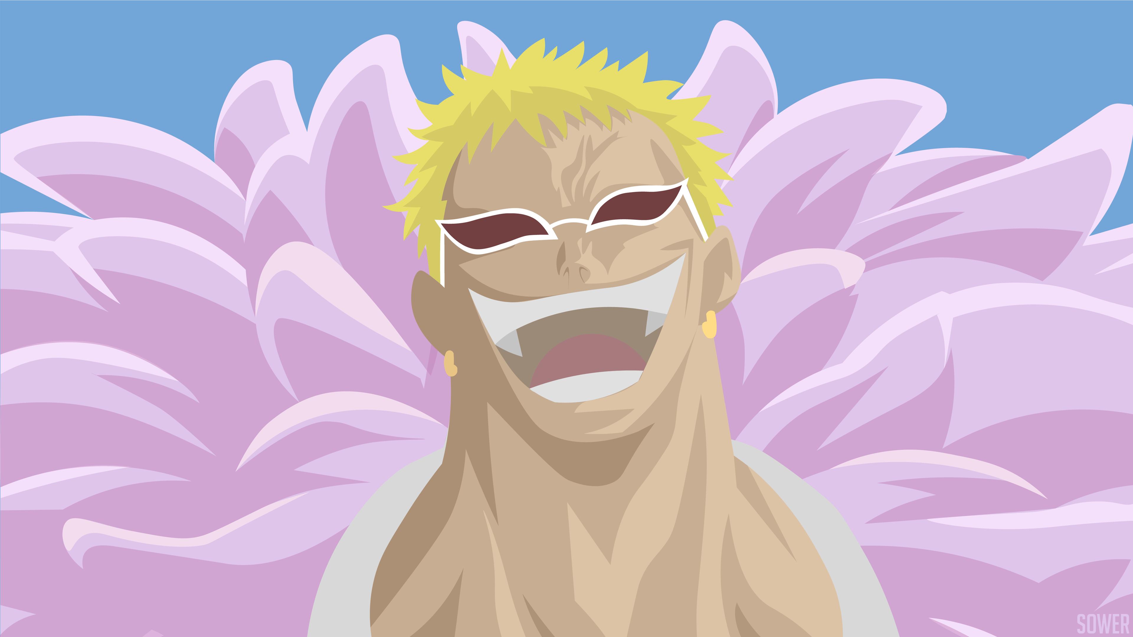 Made another Doflamingo iPhone 5 wallpaper A Law one is also in the works   rOnePiece