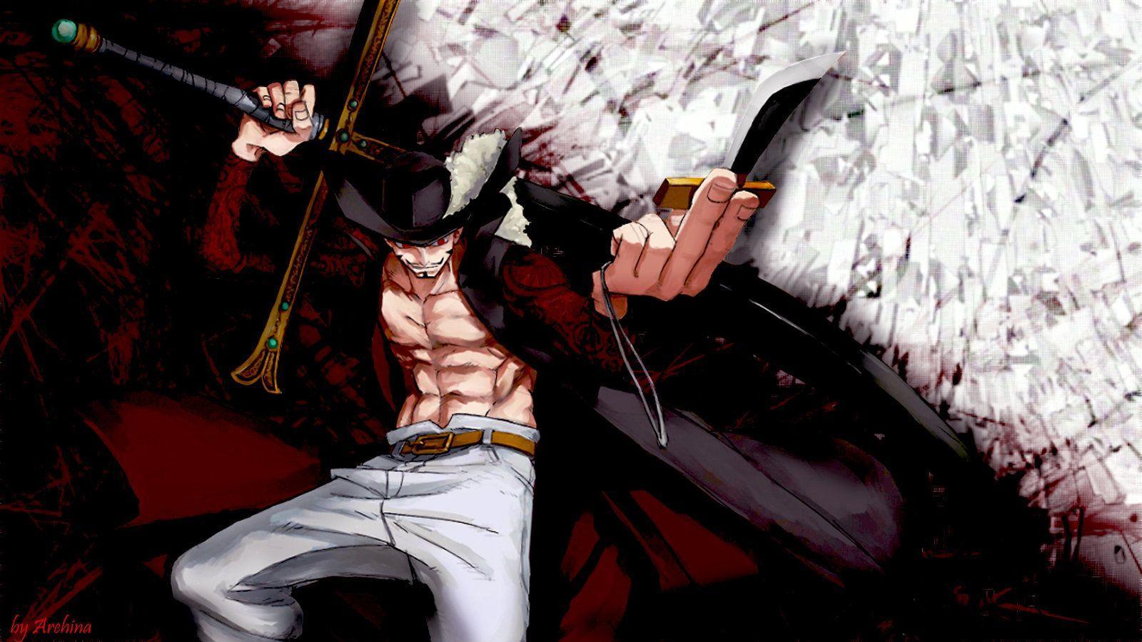 Dracule Mihawk Download Best Hd Wallpaper, One Piece, Anime