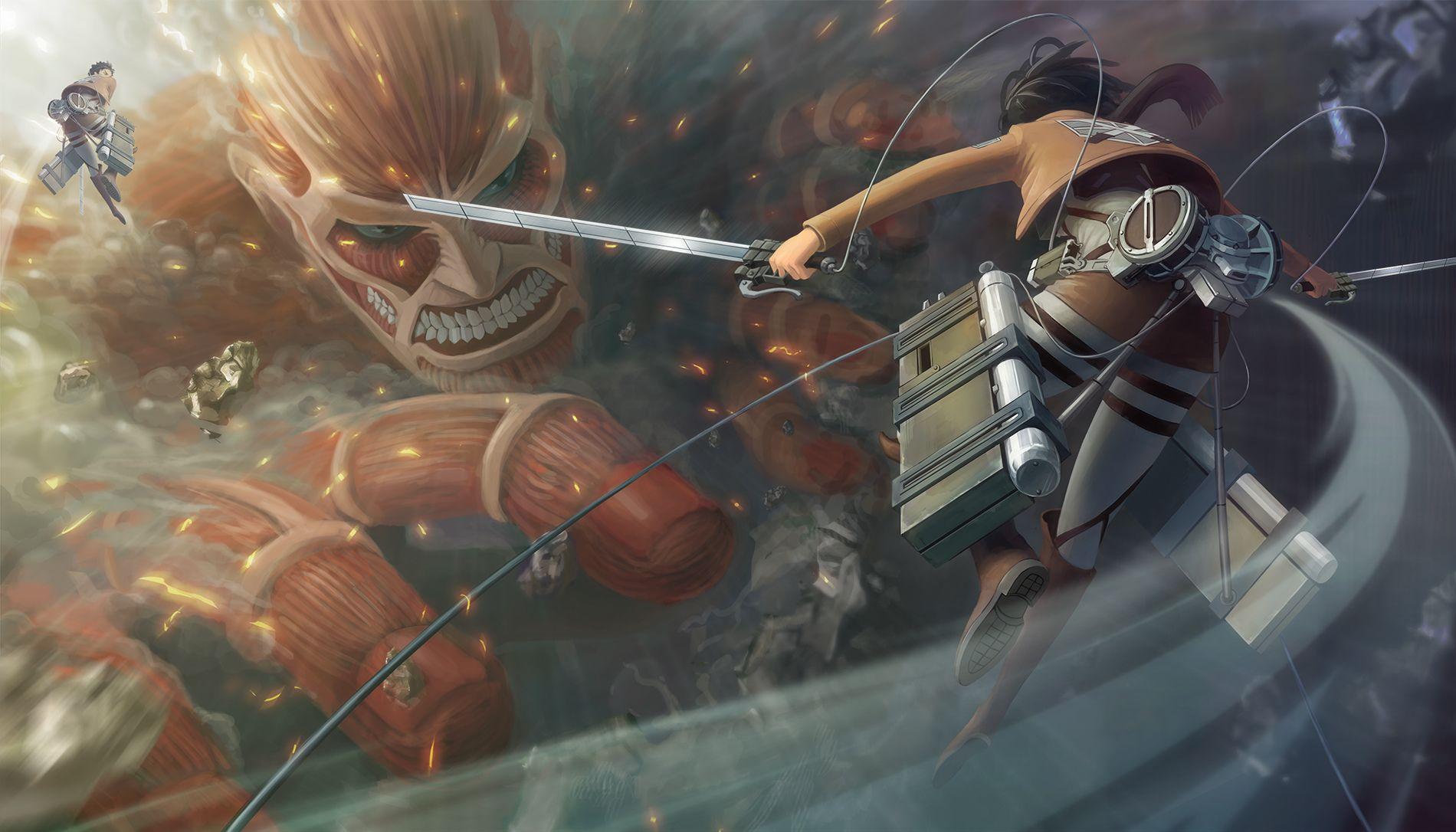 Attack On Titan Wallpaper 4k, Attack On Titan, Anime
