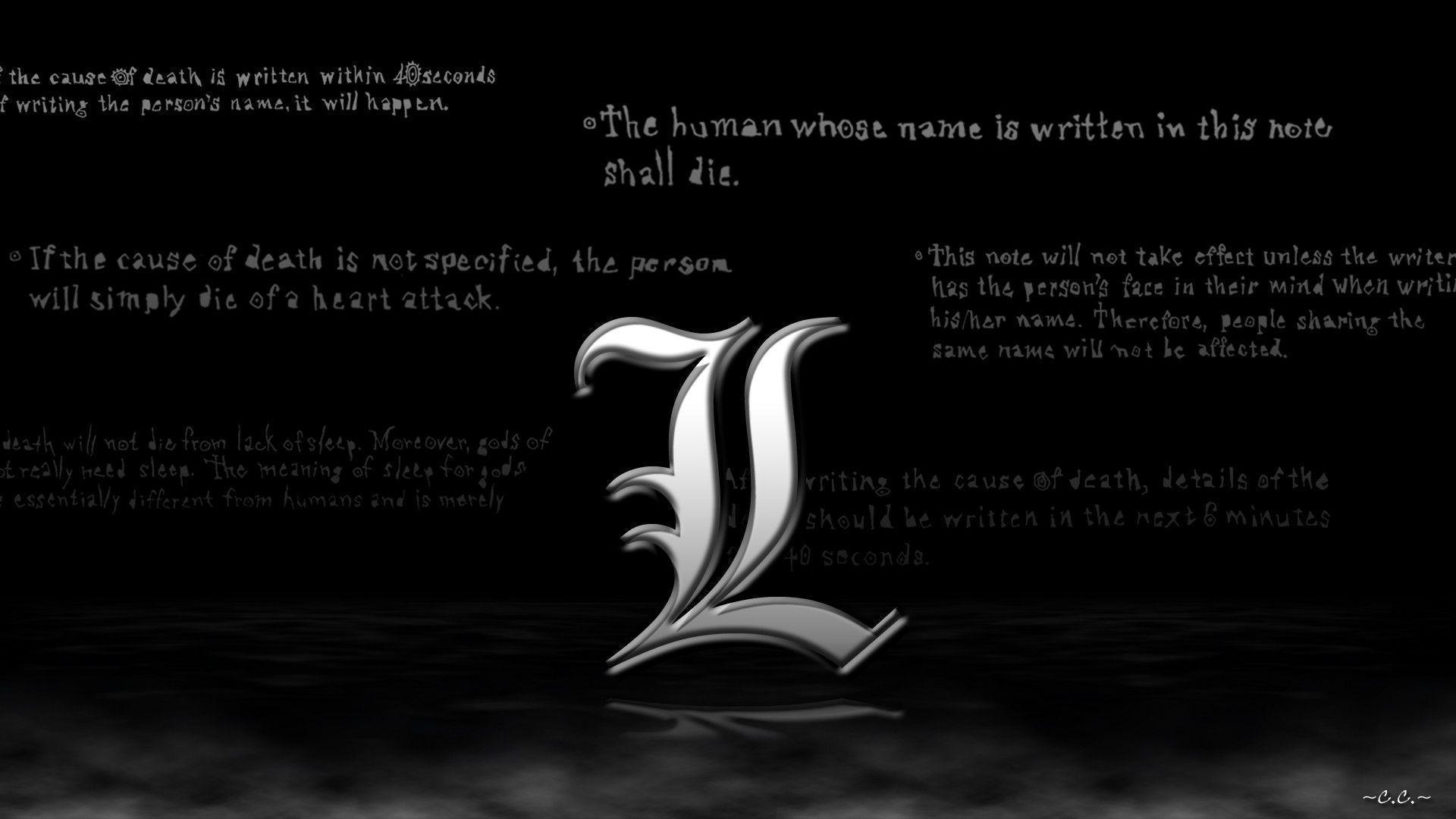 Death Note Desktop Wallpaper 4k, Death Note, Anime