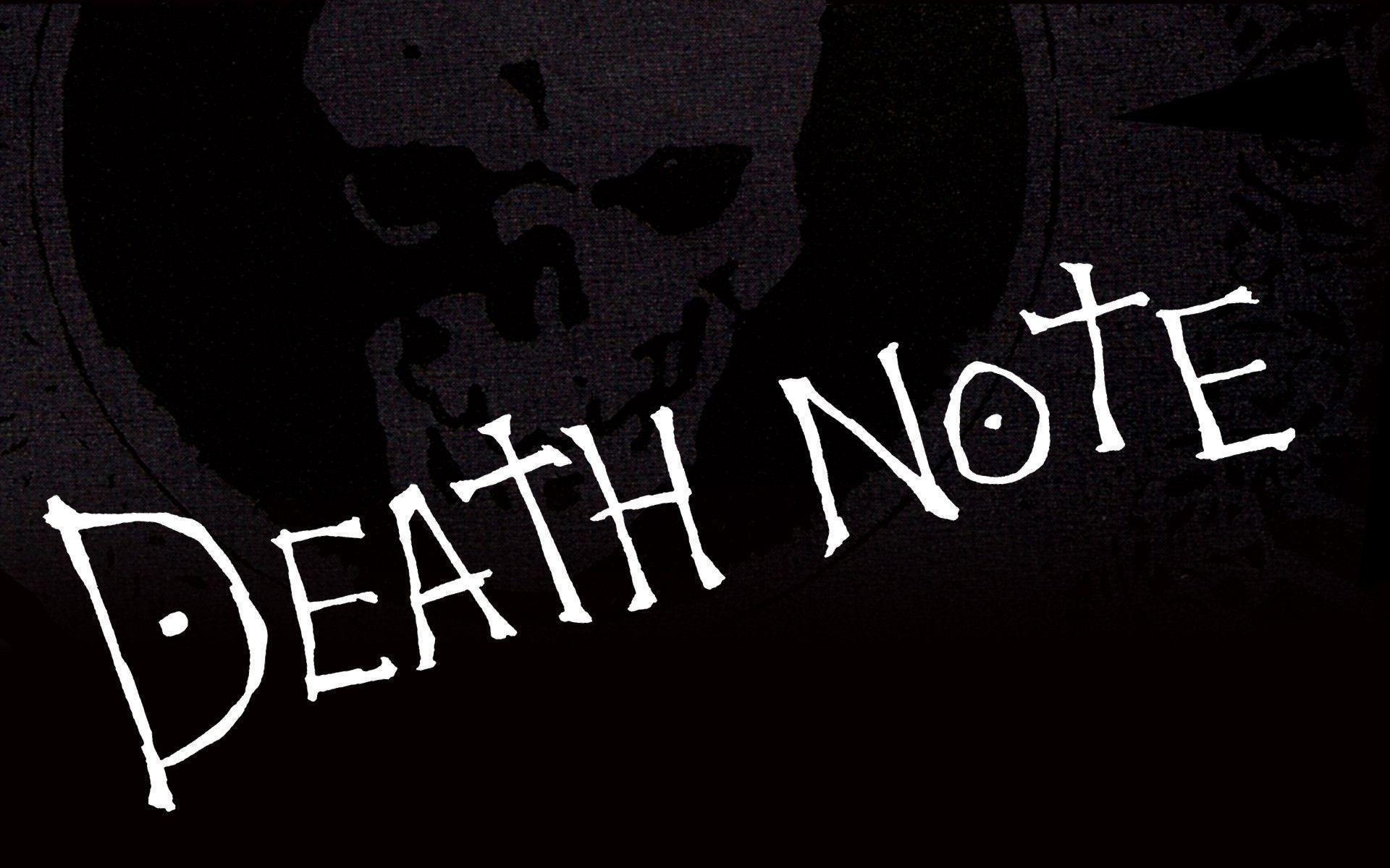 Death Note Pc Wallpaper 4k