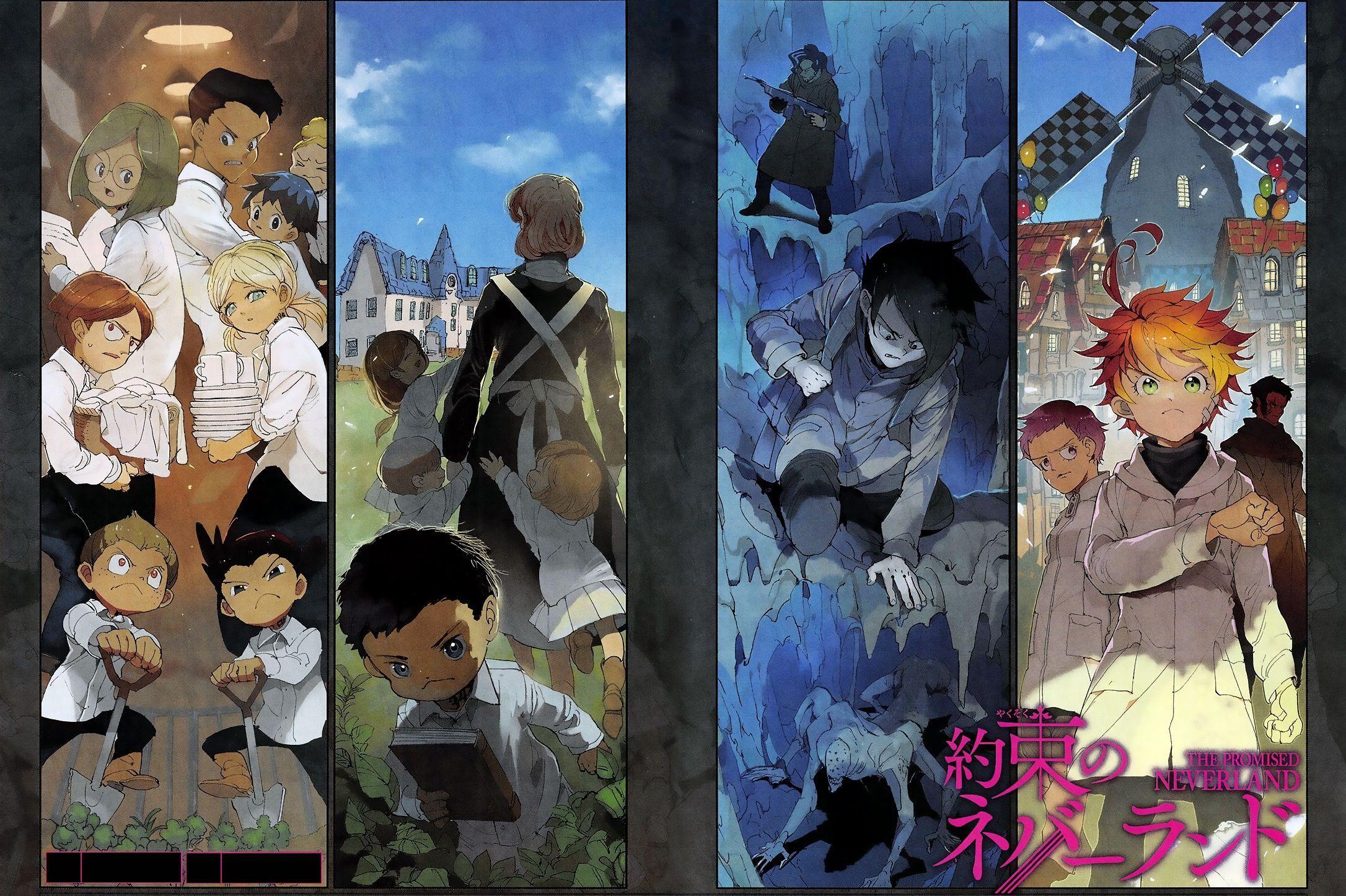 The Promised Neverland Laptop Wallpaper 4k, The Promised Neverland, Anime