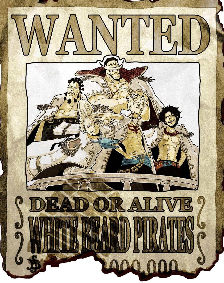 Whitebeard Pirates Desktop Wallpaper 4k, Whitebeard Pirates, Anime