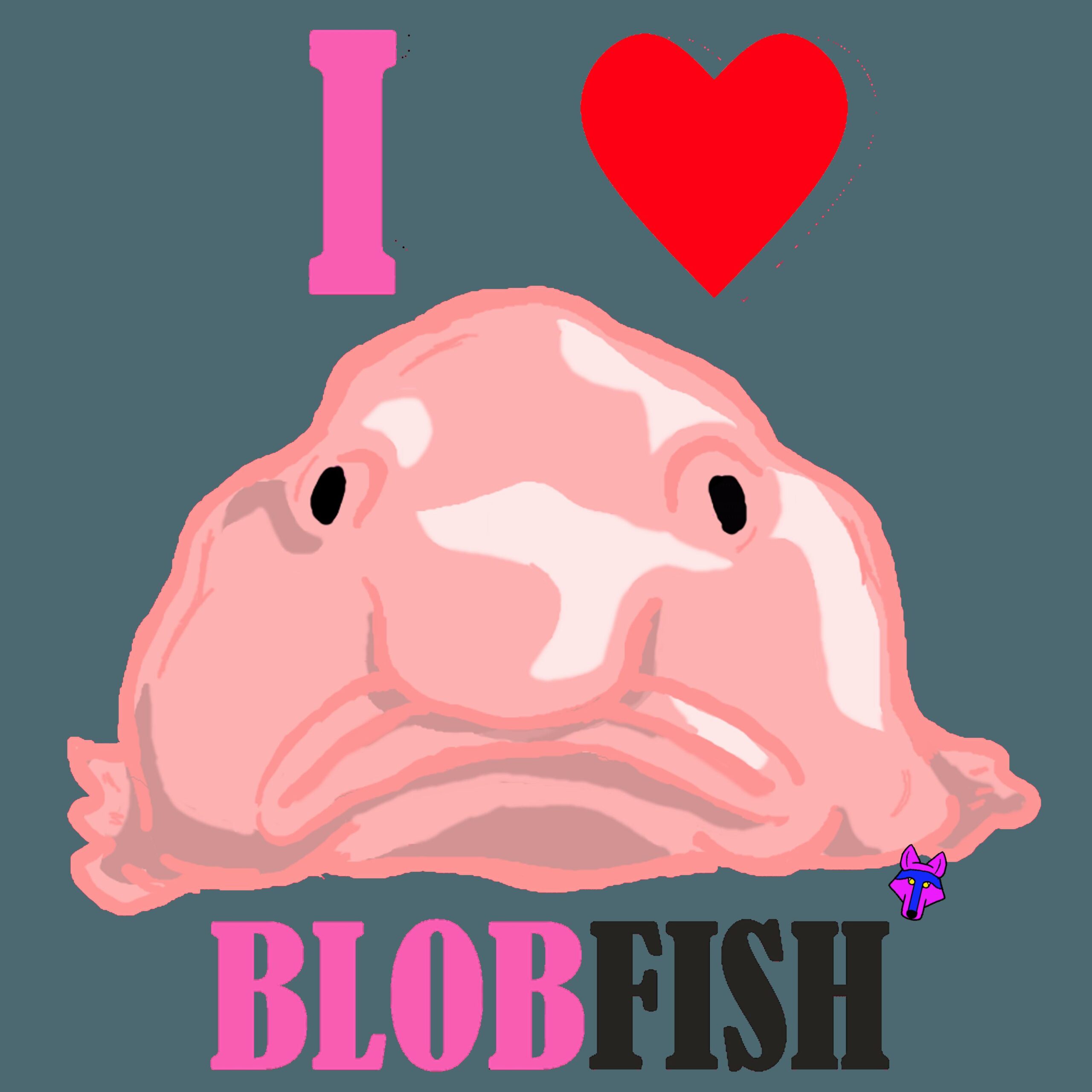 Blobfish blue fish pink polygon water HD phone wallpaper  Peakpx
