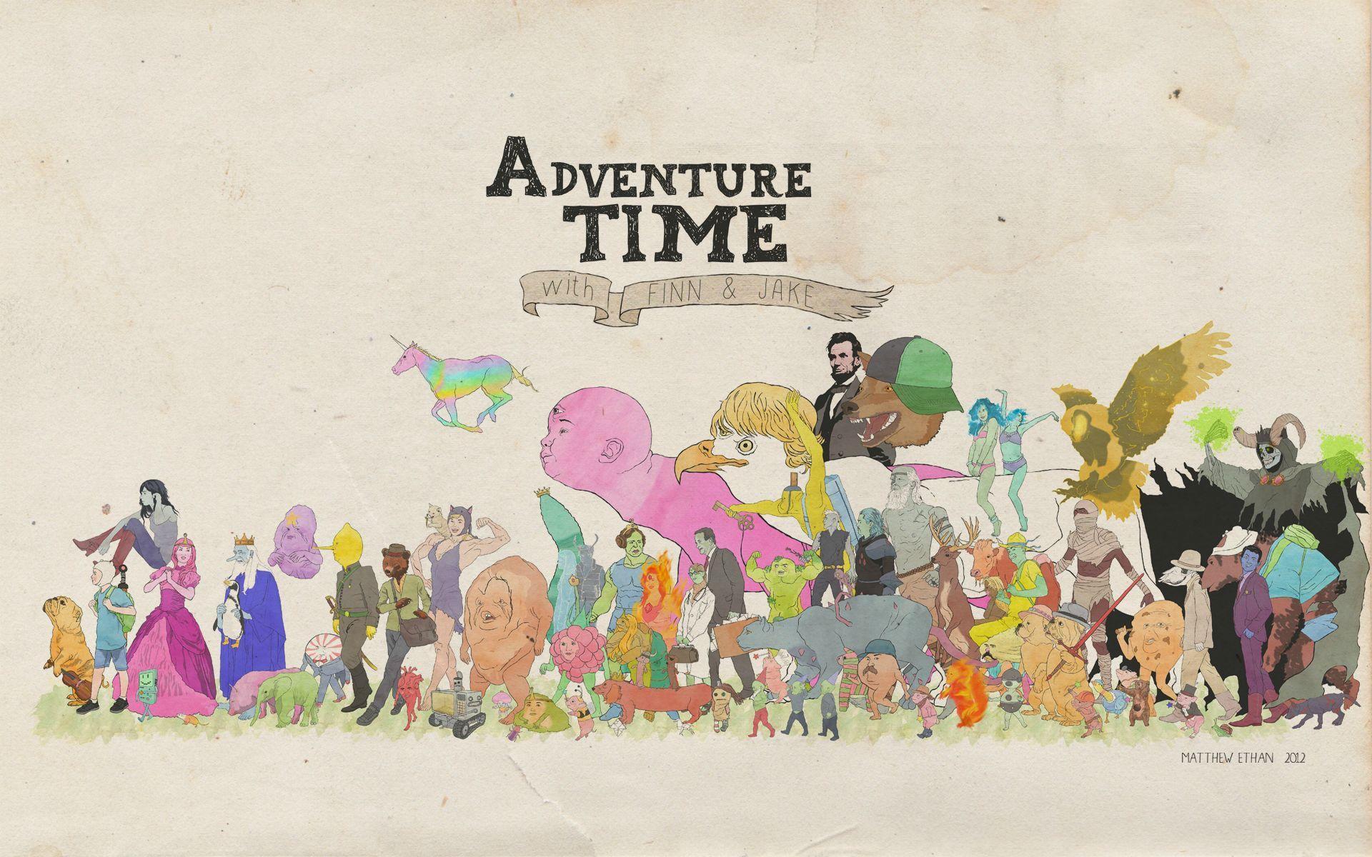 Adventure Time High Resolution Desktop Wallpaper