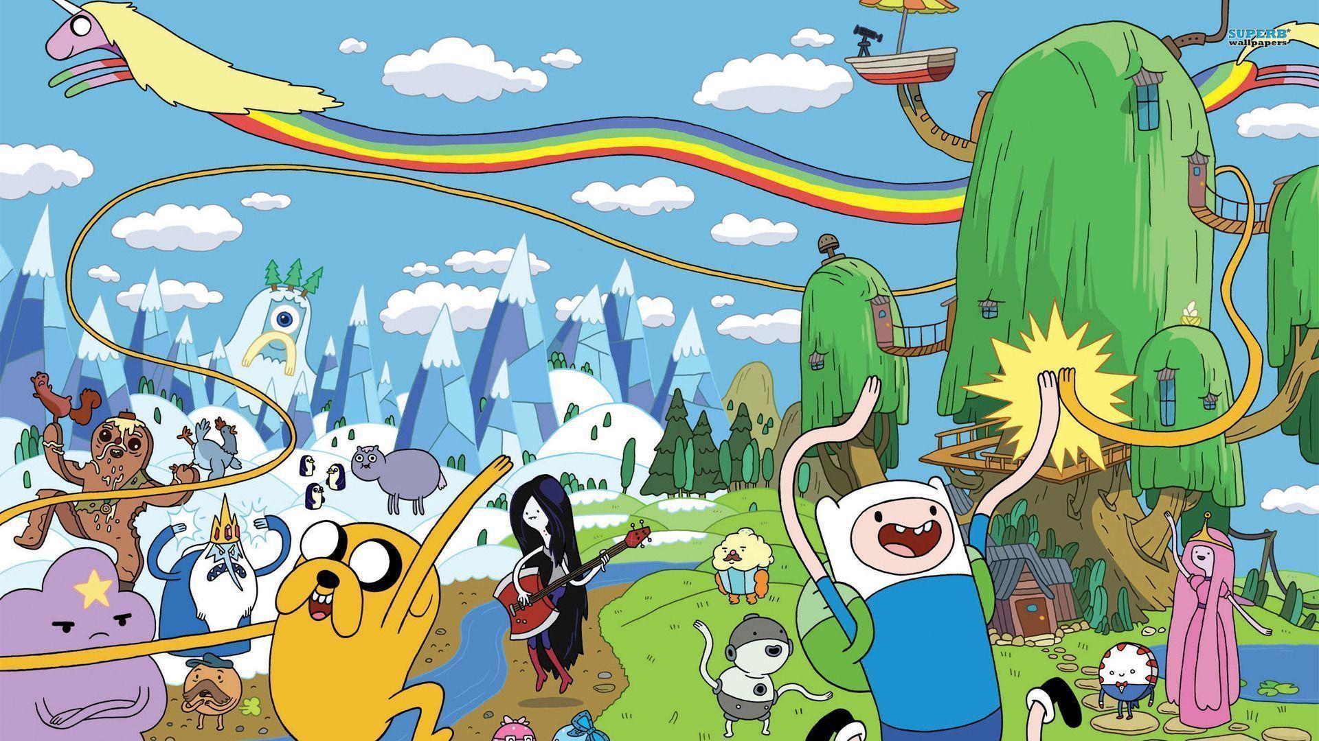 Adventure Time Windows 11 Wallpaper 4k