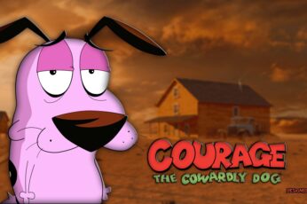 Courage The Cowardly Dog Laptop Wallpaper 4k