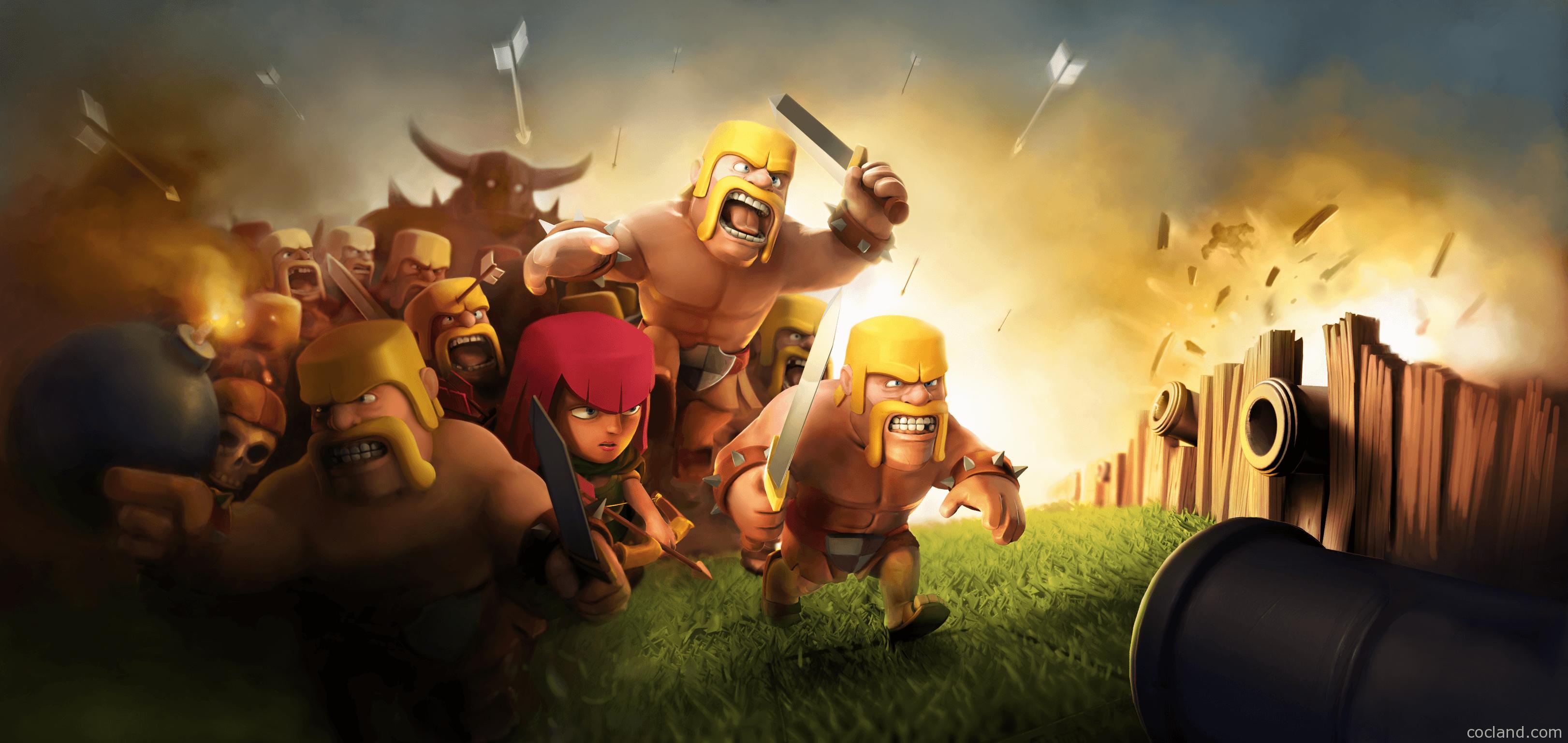 Clash Of Clans Wallpaper, Clash Of Clans, Game