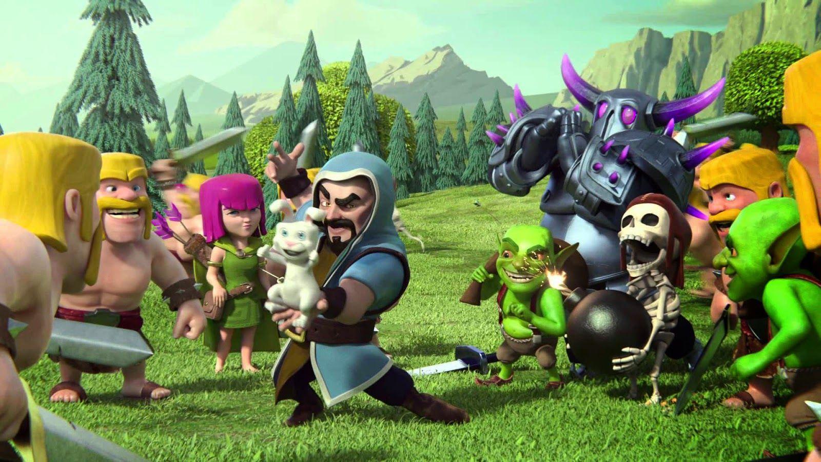 Clash Of Clans Windows 11 Wallpaper 4k, Clash Of Clans, Game