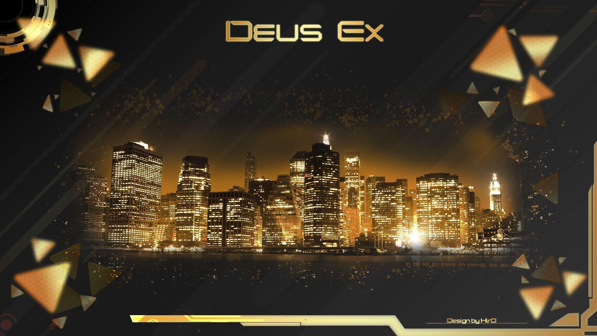 Deus Ex Full Hd Wallpaper 4k, Deus Ex, Game