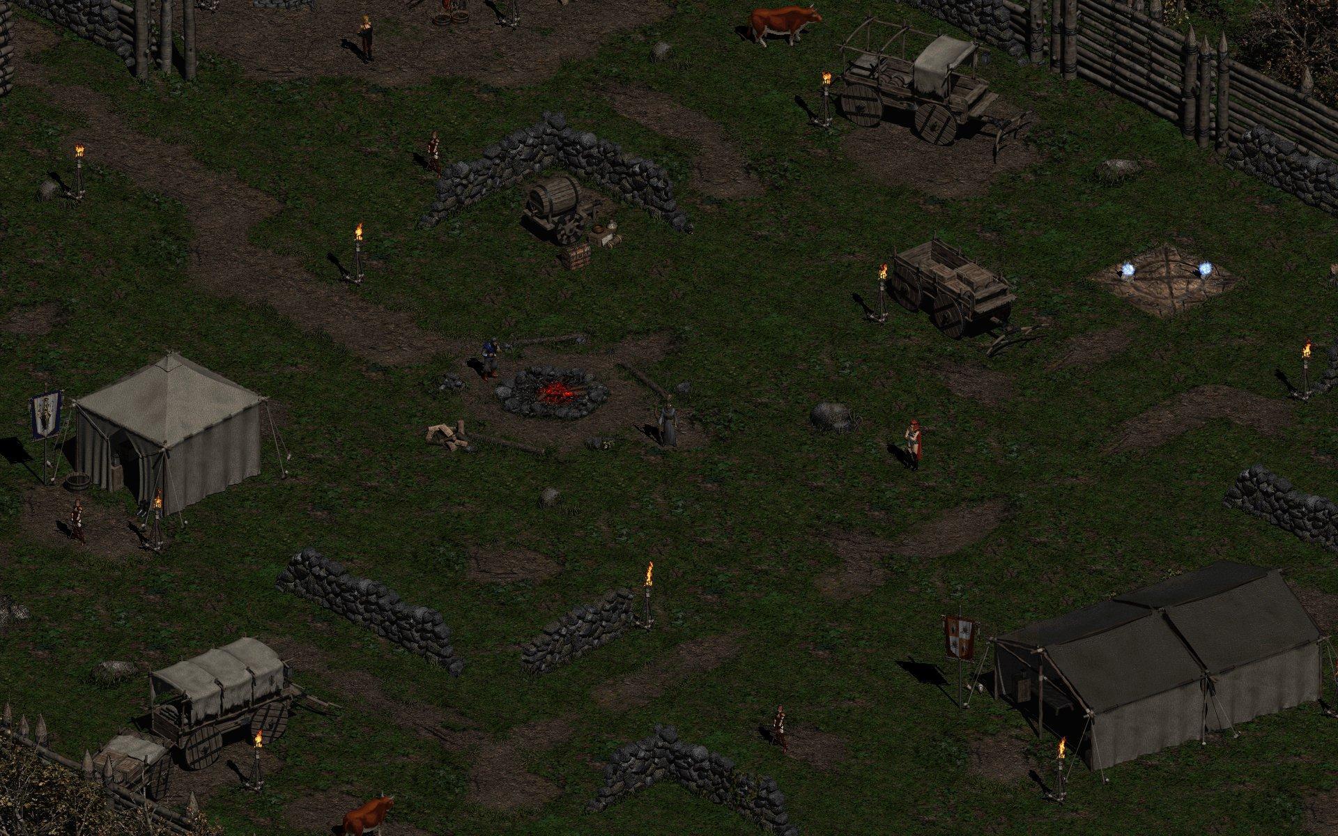 Diablo II Desktop Wallpaper, Diablo II, Game