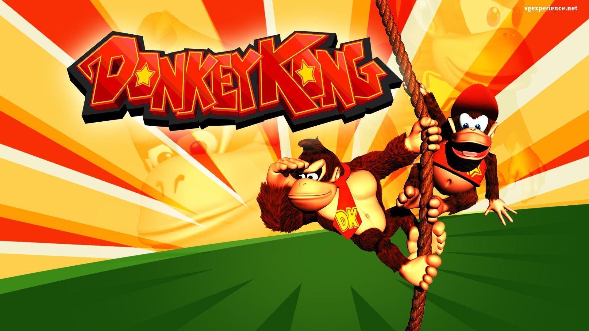Donkey Kong Wallpaper 4k Download, Donkey Kong, Game