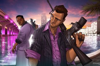 Grand Theft Auto Vice City lock screen wallpaper