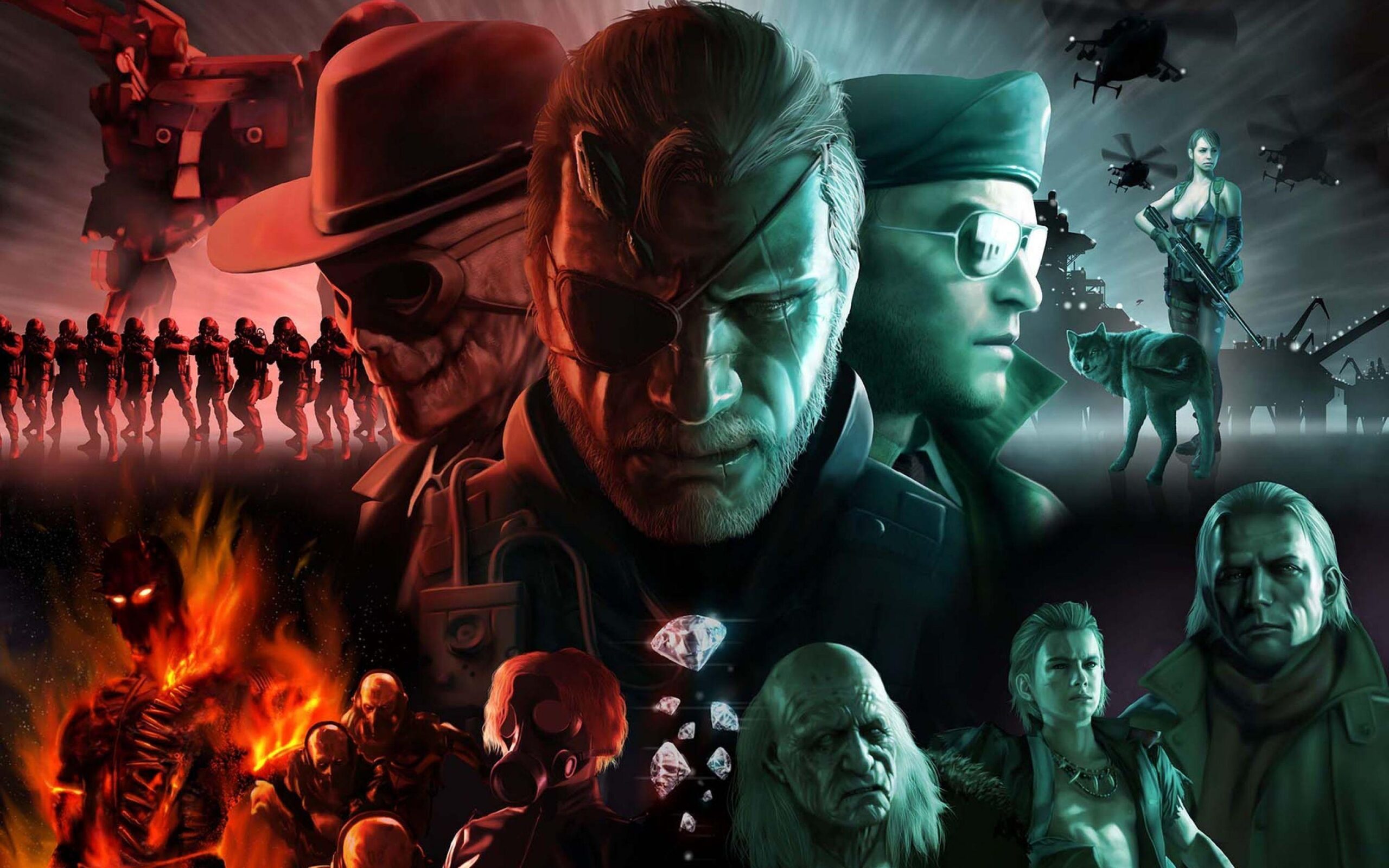 Metal Gear Solid V The Phantom Pain Iphone wallpaper 4k