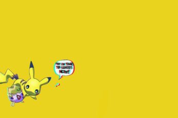 Pokemon Yellow Desktop Wallpaper