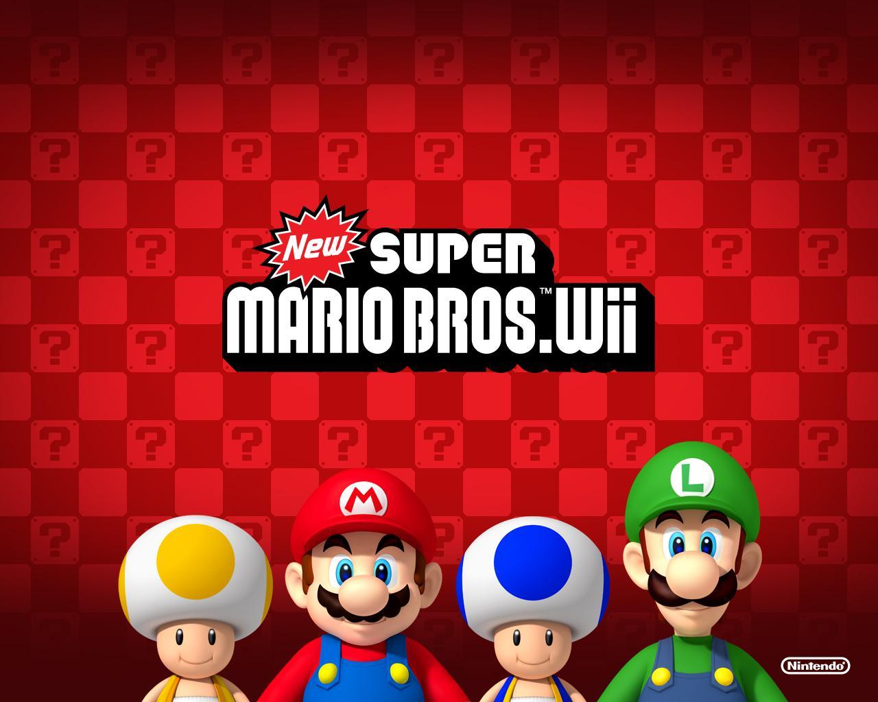 Super Mario Bros 1080p Wallpaper