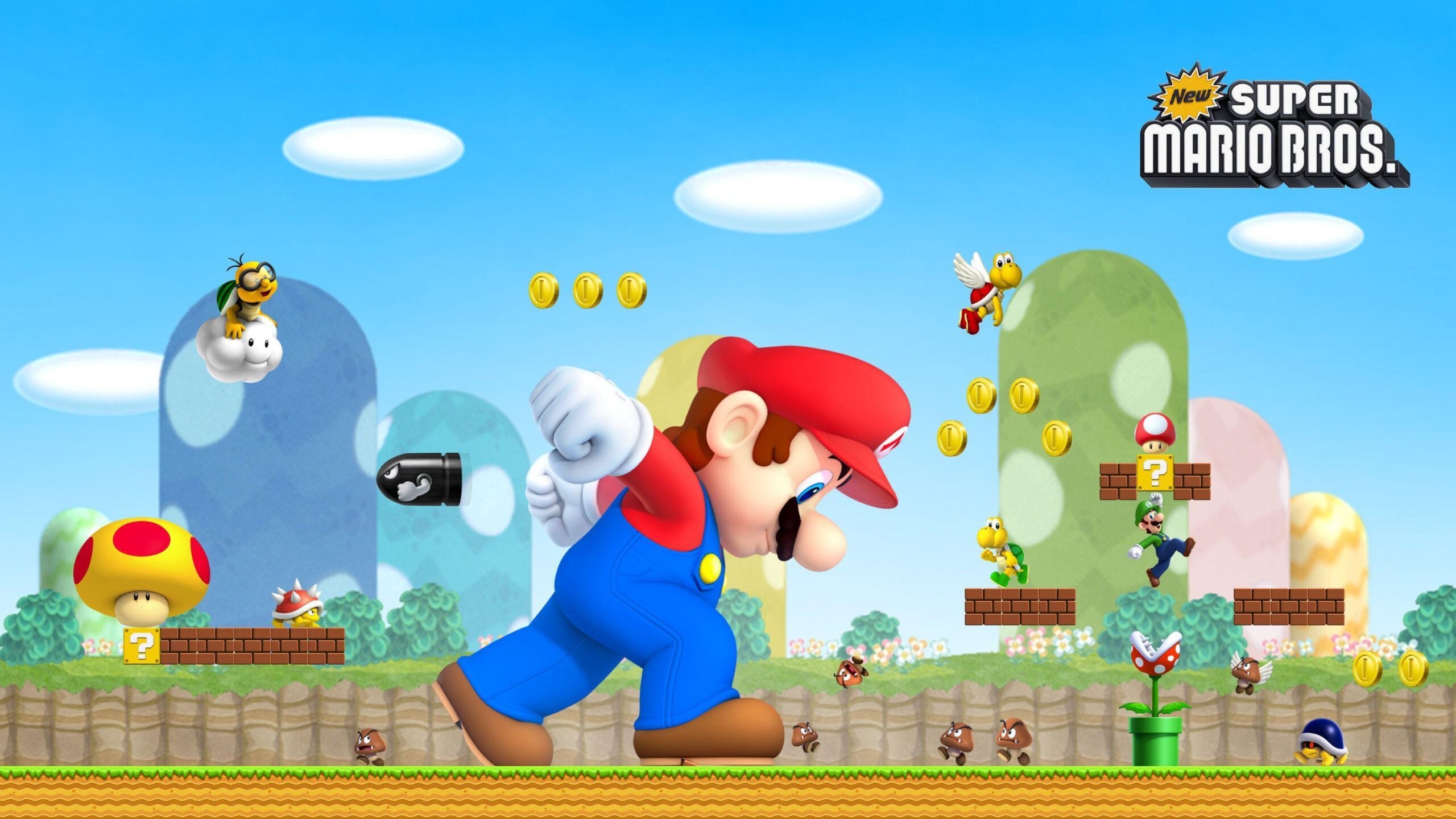 Super Mario Bros Best Wallpaper Hd, Super Mario Bros, Game