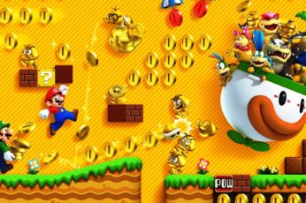 Super Mario Bros cool wallpaper