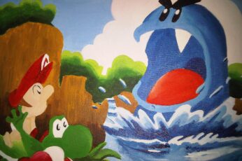 Super Mario World 2 Yoshi Island Wallpaper 4k