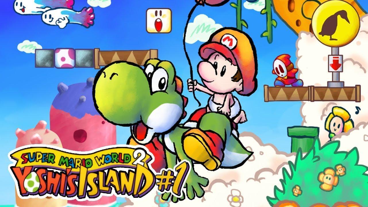 Super Mario World 2 Yoshi Island wallpaper 5k