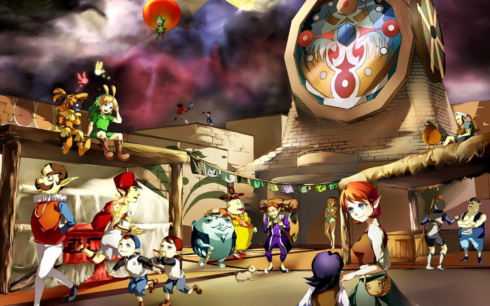 The Legend Of Zelda Majora Mask Free Desktop Wallpaper