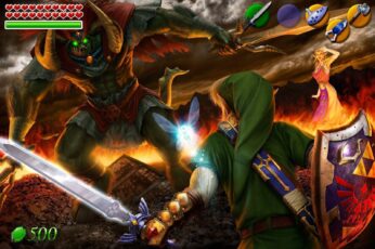 The Legend Of Zelda Ocarina Of Time background wallpaper