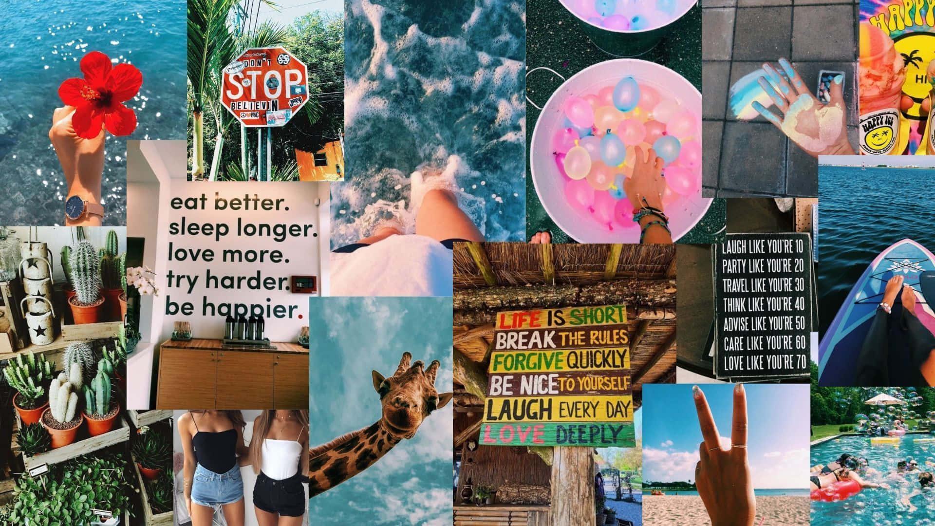 Aesthetic Collage, summer aesthetic chromebook HD wallpaper | Pxfuel