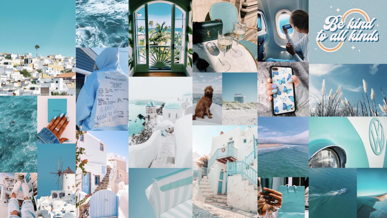 Aesthetic Summer Collages Desktop Wallpapers
