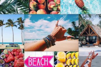 Aesthetic Summer Collages Desktop ipad wallpaper
