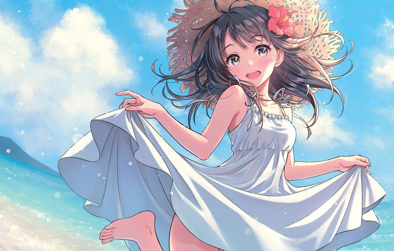 Anime Girl Summer 4k Wallpapers