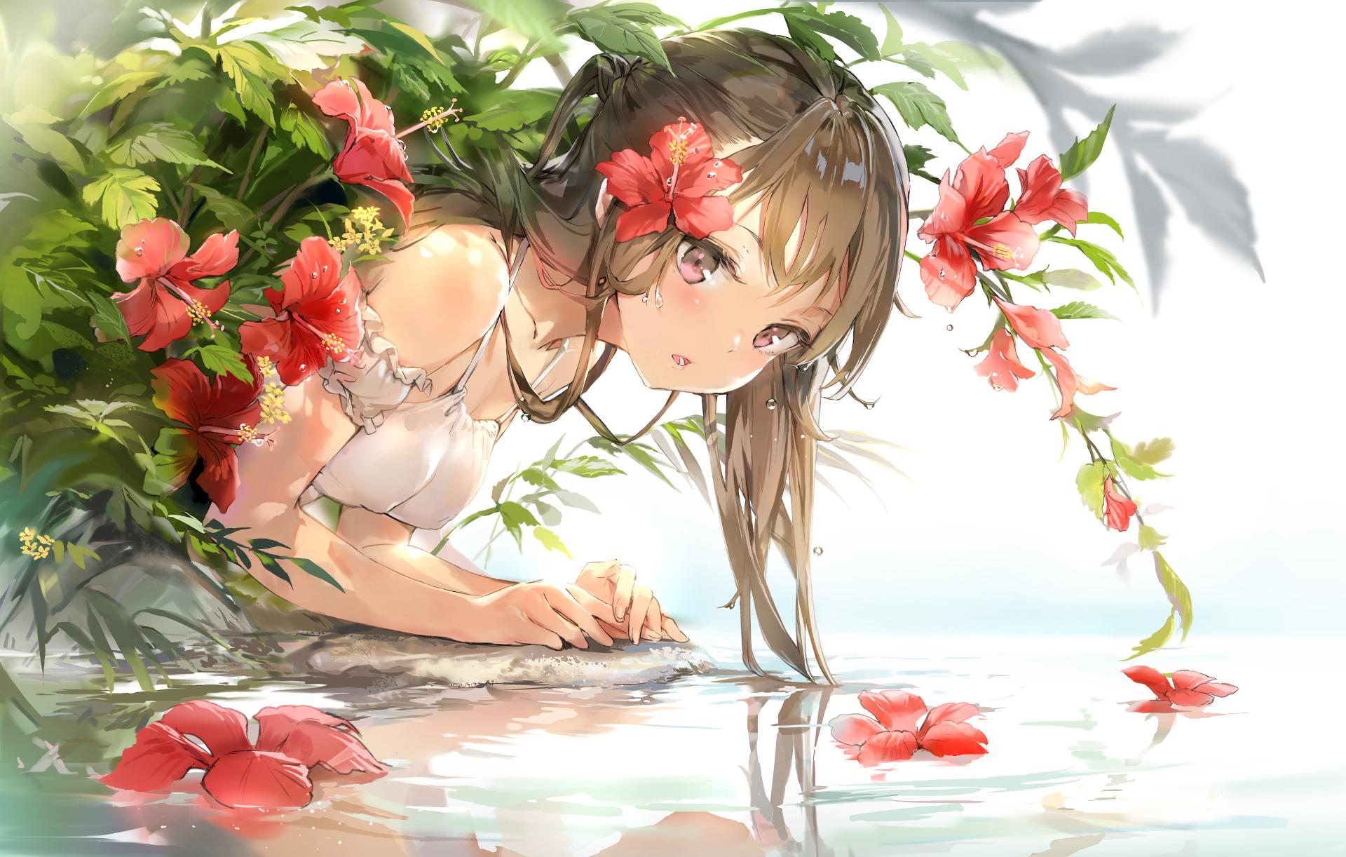 Anime Girl Summer Free 4K Wallpapers