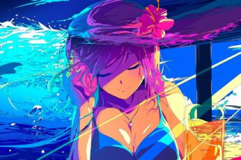 Anime Girl Summer Hd Wallpaper