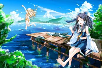 Anime Girl Summer Hd Wallpaper 4k For Pc