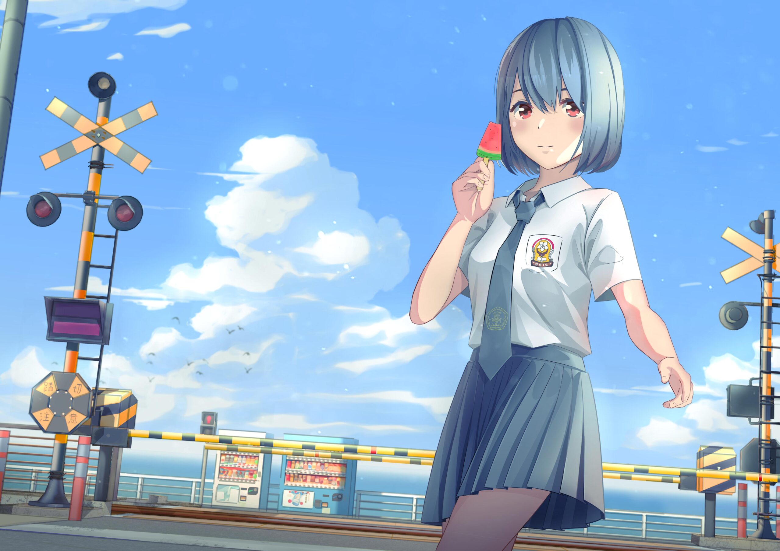Anime Girl Summer New Wallpaper