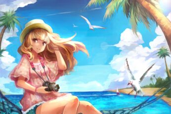 Anime Girl Summer Wallpaper