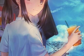 Anime Girl Summer Wallpaper 4k