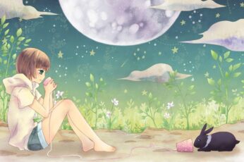 Anime Summer Nights 4k Wallpaper