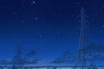 Anime Summer Nights Desktop Wallpaper