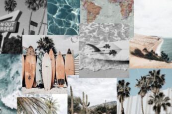Collage Aesthetic Summer Desktop Wallpaper