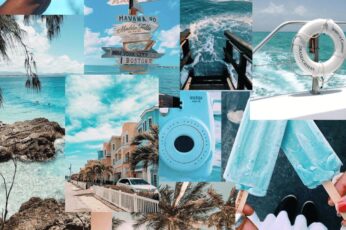 Collage Aesthetic Summer Desktop Wallpapers