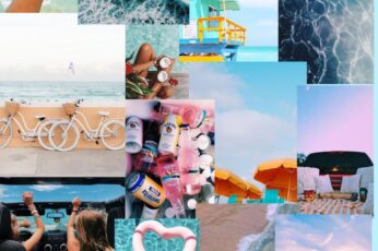 Collage Aesthetic Summer Wallpaper For Pc