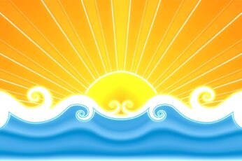 Cool Summer Sun Desktop Wallpaper 4k