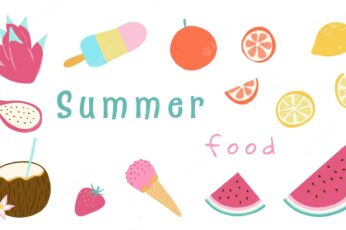 Cute Summer Foods Hd Wallpaper