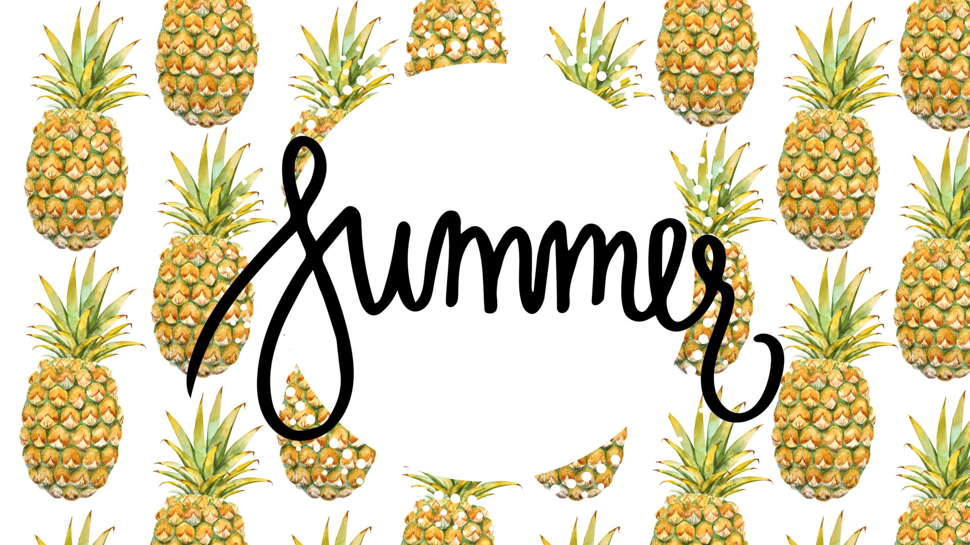 Cute Summer Foods Iphone Wallpaper