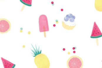 Cute Summer Foods New Wallpaper